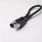 M12 till RJ45 Ethernet-kabel